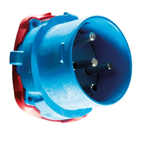 Marechal - 3198013 - Decontactor DS9 Steker Poly Blauw Size.5 IP66/67/69 3P+A 150A 440V AC - 83400035 Tijdelijk Beschikbaar